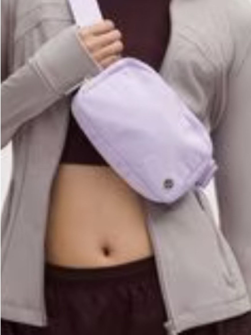 lululemon Lilac Crossbody Belt Bag - Unbranded